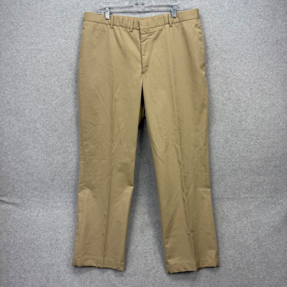 Creighton US Navy Official Uniform Mens 42x32 Khaki Chino Pants Military Surplus